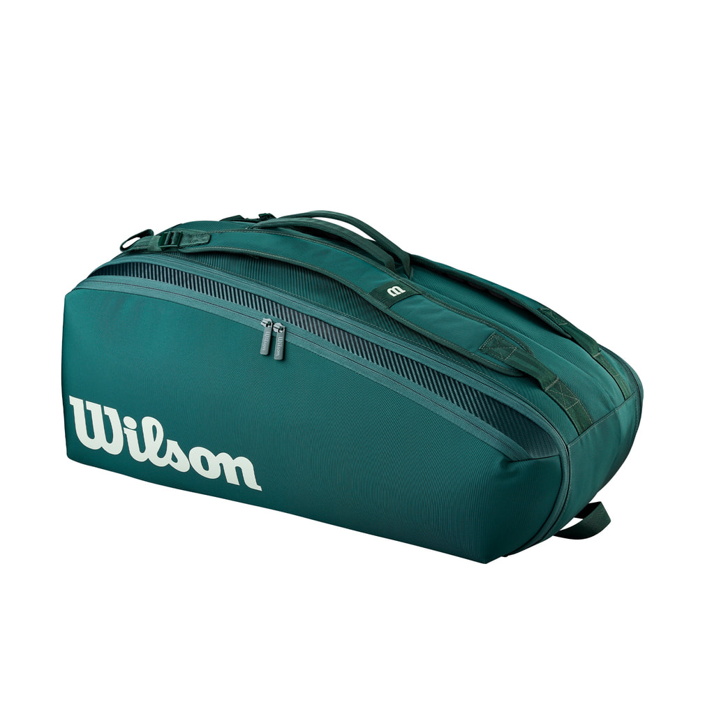 �E�C���\�� BLADE V10 9PK RACKET BAG Green �u���[�h V10 ���P�b�g�o�b�O �O���[�� WR80563010 �e�j�X ���P�b�g�o�b�O �����b�N Wilson