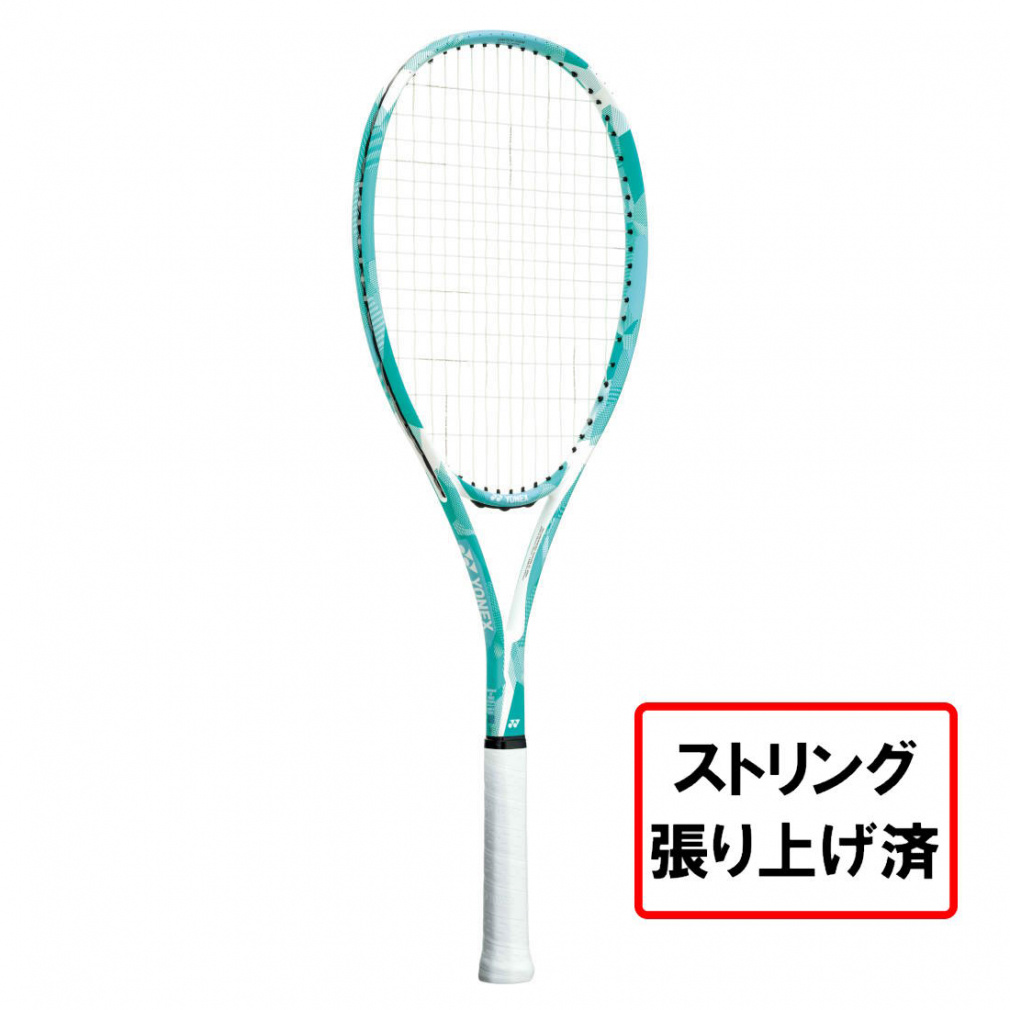 ソフトテニス 3点セット エアライド/パワークッション106/グリップテープ ウェット(ペールグリーン-23.0)