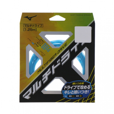 ミズノ マルチファイバードライブ (63JGN808 23) 軟式テニス ストリング MIZUNO