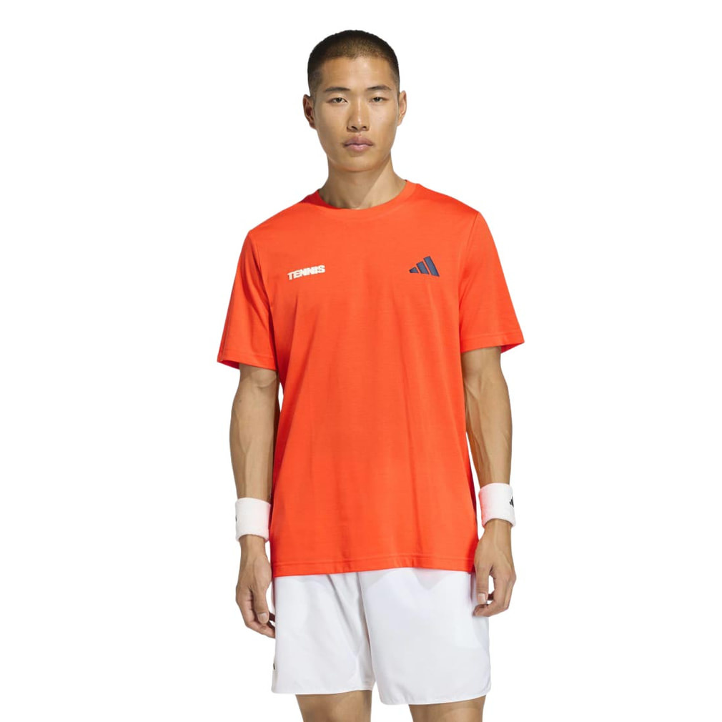 テニス ホットエッグ グラフィック Tシャツ