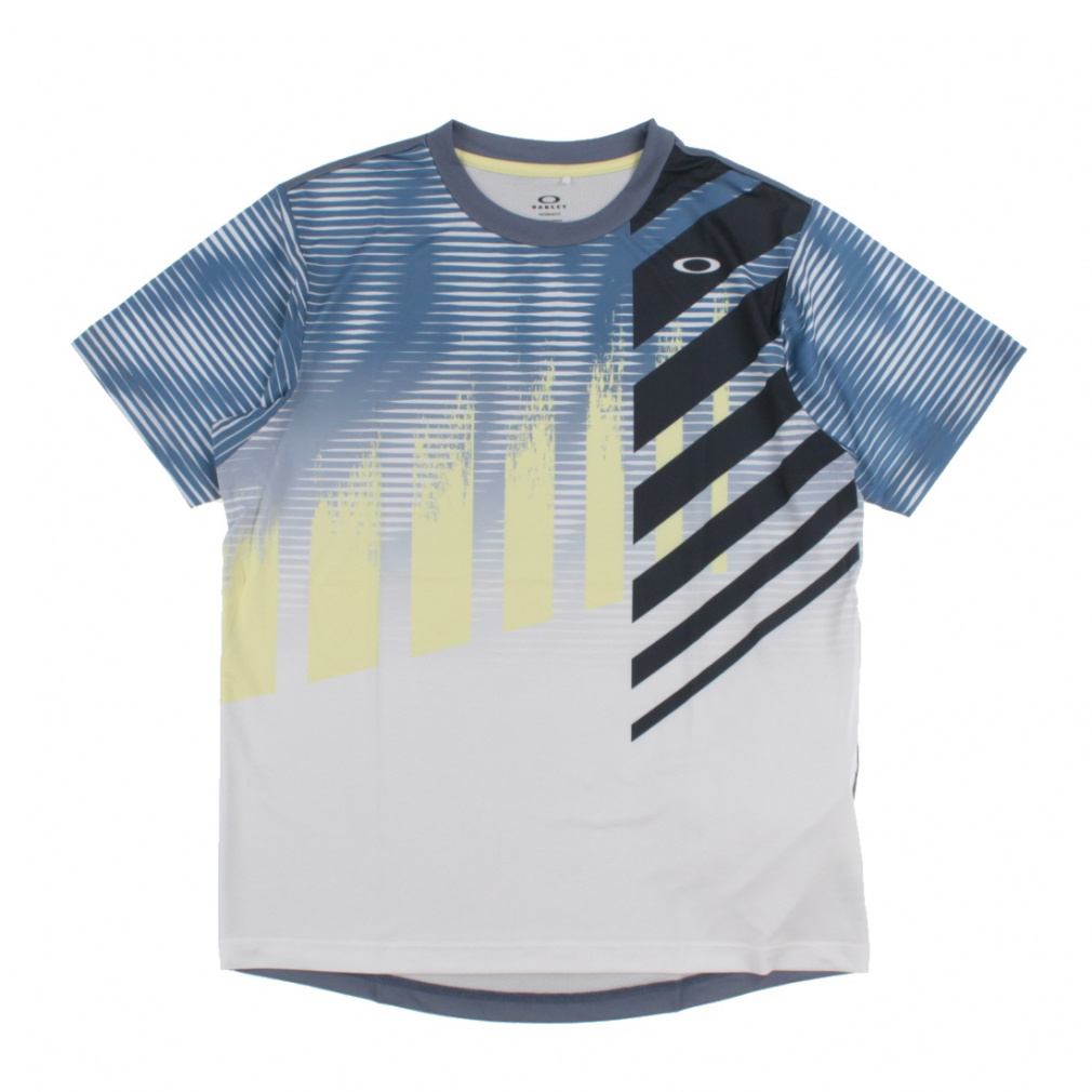 オークリー メンズ テニス 半袖Tシャツ SLANT PANEL MESH SS TEE 13.0
