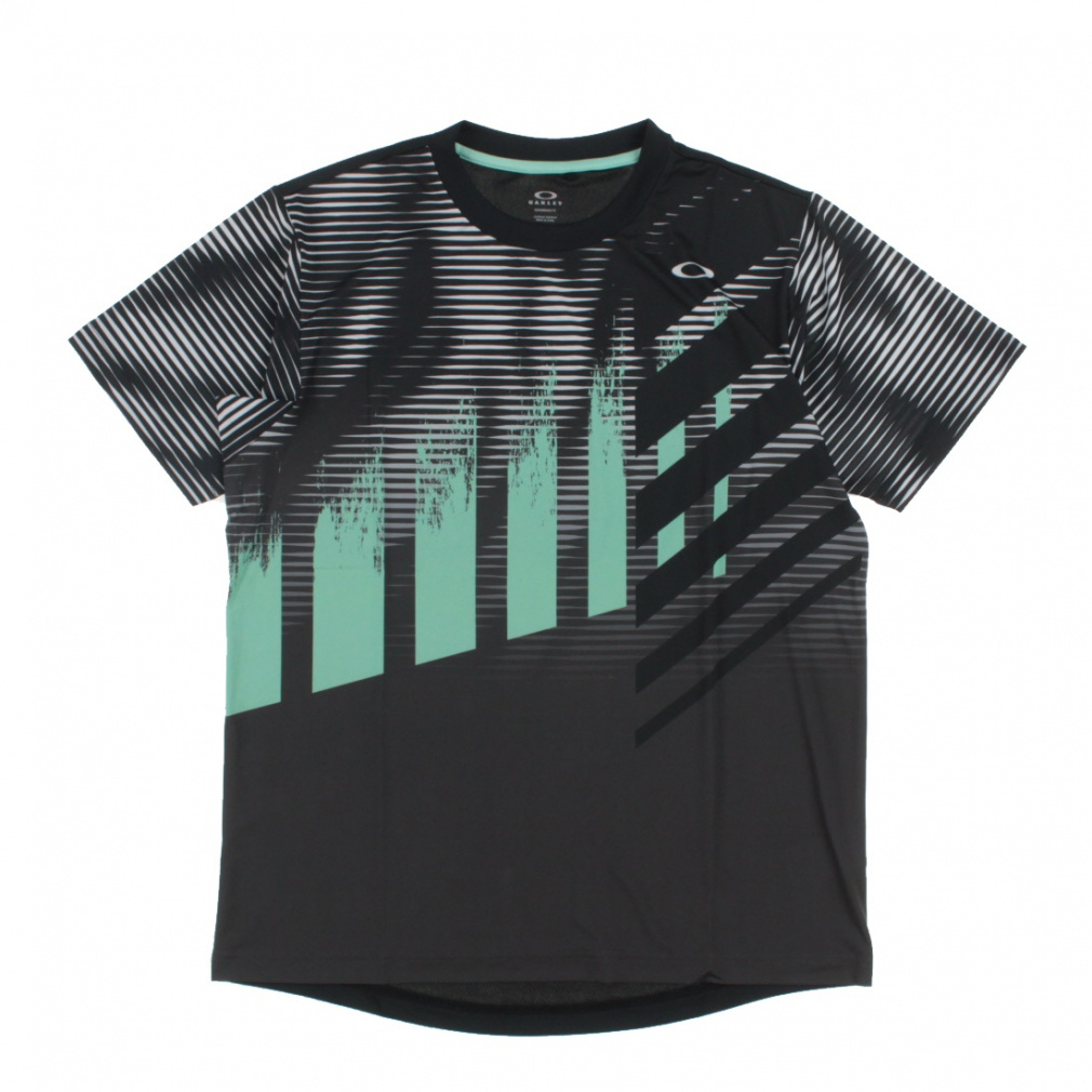オークリー メンズ テニス 半袖Tシャツ SLANT PANEL MESH SS TEE 13.0