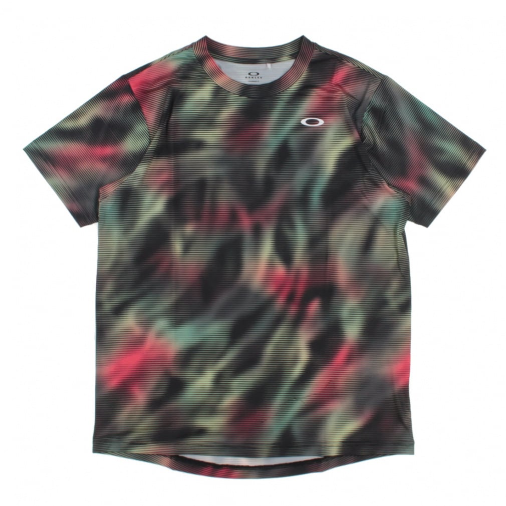オークリー メンズ テニス 半袖Tシャツ SLANT GRAPHIC MESH SS TEE