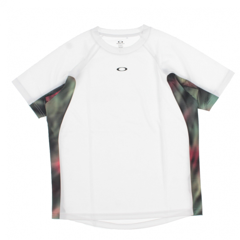 SLANT BLOCKING MESH SS TEE 13.0(ホワイト-M)