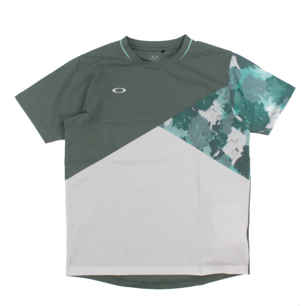 オークリー メンズ テニス 半袖Tシャツ SLANT BLOCKING SS TEE 13.0