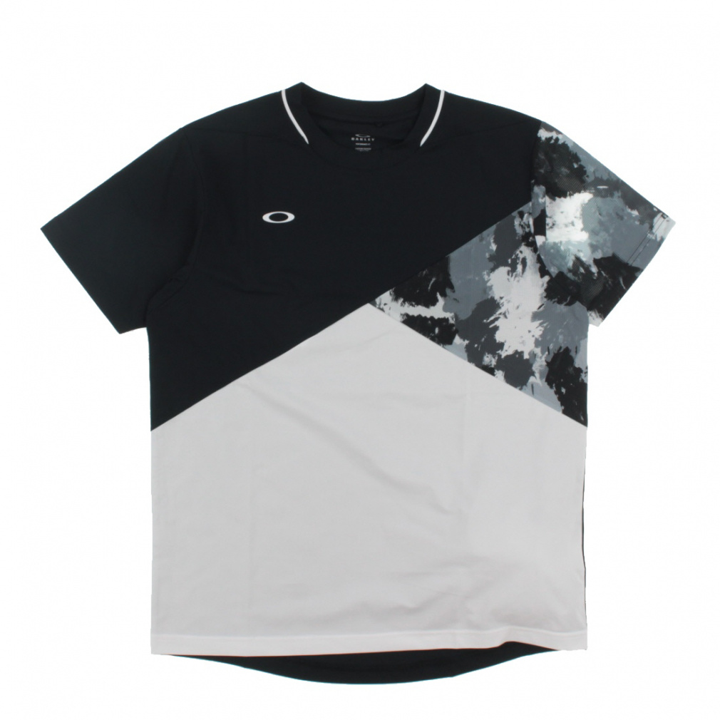 オークリー メンズ テニス 半袖Tシャツ SLANT BLOCKING SS TEE 13.0