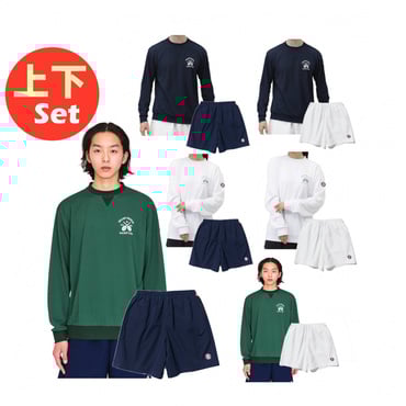上下セット 長袖Tシャツ ・ ショーツ