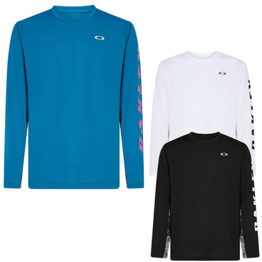 SLANT LOGO PRINT L/S TEE 8.0
