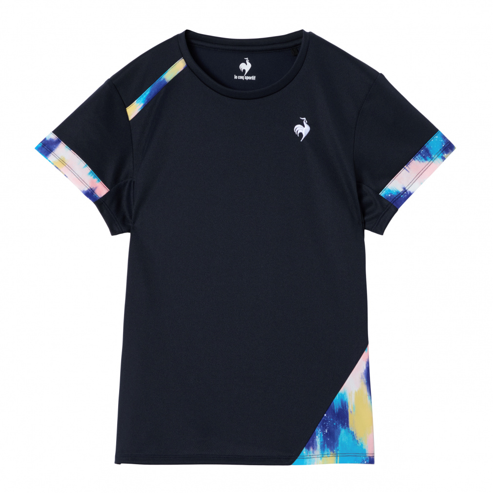 ルコック レディス テニス 半袖Tシャツ 半袖ゲームシャツ 吸汗/UV CUT