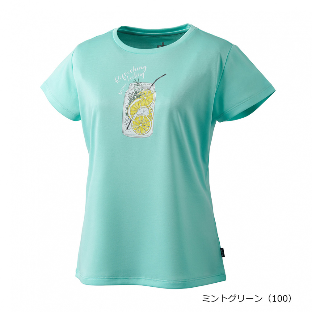 Tシャツ(エメラルドグリン-S　レディス)