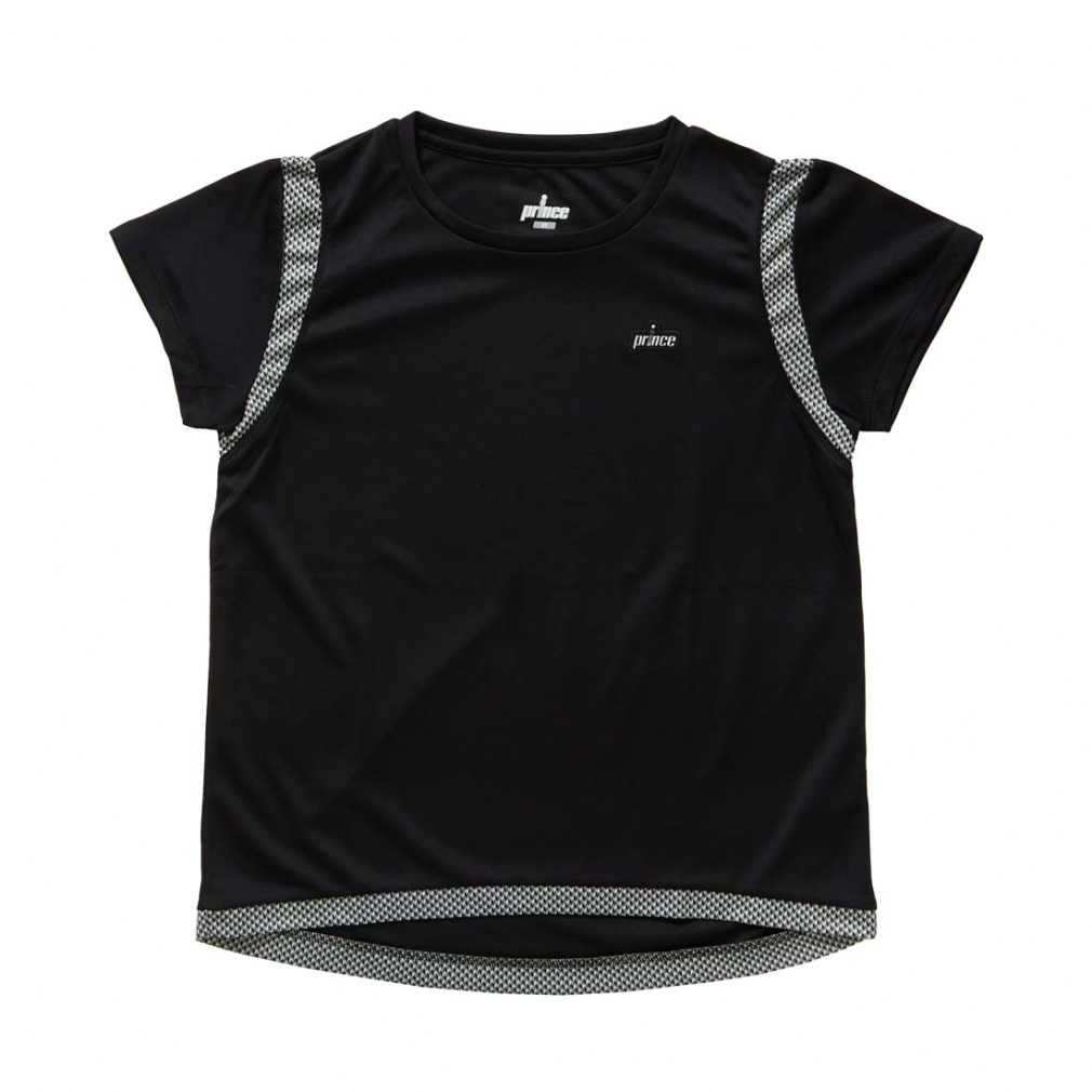 No.143 Prince ストライプゲームシャツ☆NAVY☆新品☆LL☆ プリンス Prince テニスウェア メンズ ゲームシャツ MF5031