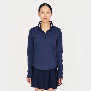 ハーフジップジャージ