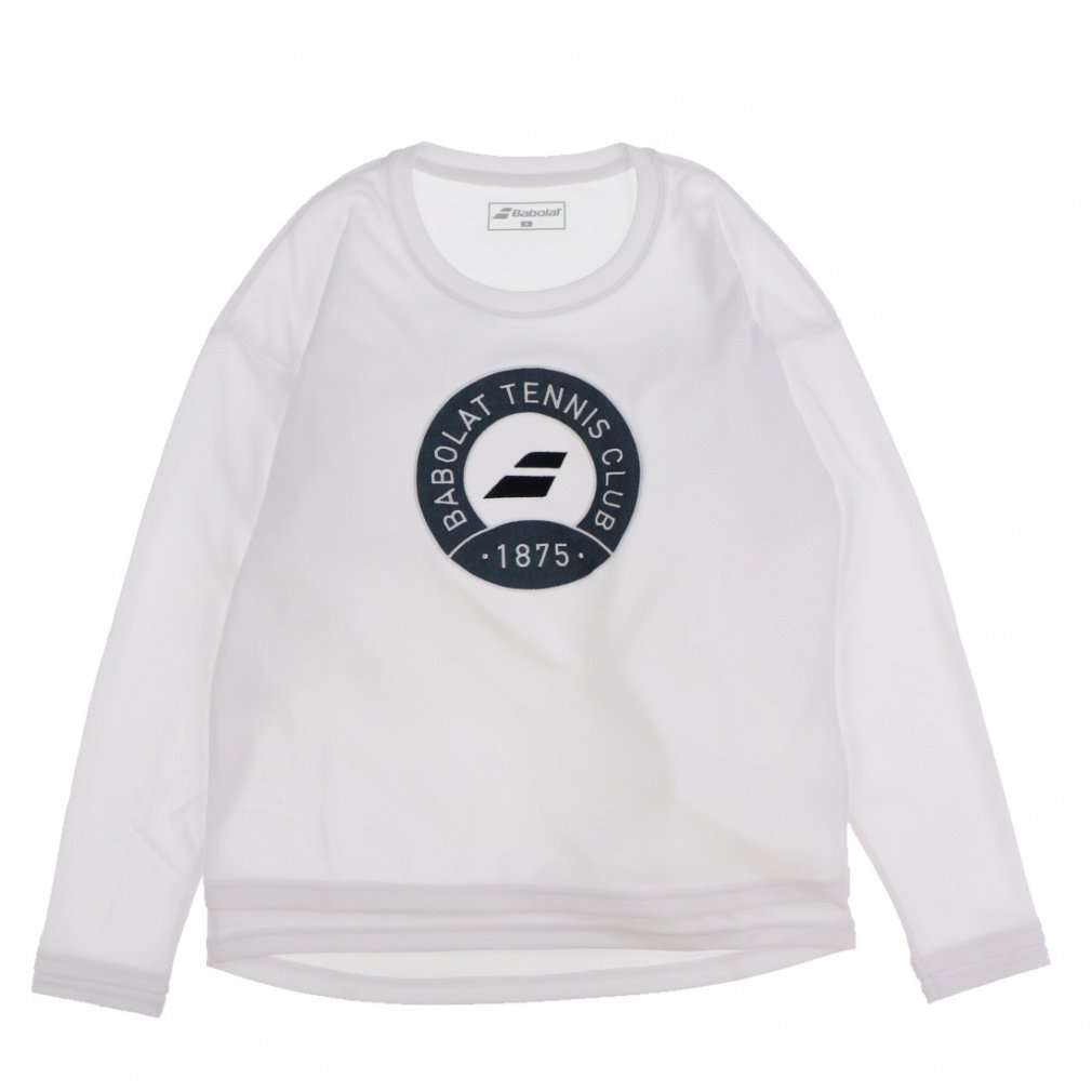 バボラ レディス テニス 長袖Tシャツ PURE LONG SLEEVE SHIRT ピュアロングスリーブシャツ BWP5575 BabolaT
