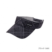 プリンス レディス テニス サンバイザー バイザー PH540F : ブラック