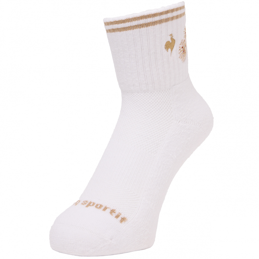ポールアンドジョーコラボ テニスショートソックス(ホワイト-25-27cm)