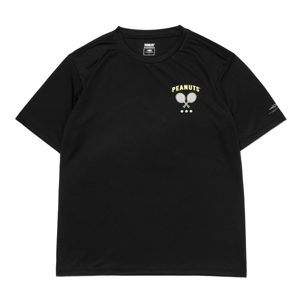 スヌーピー グラフィックTシャツ(ブラック-XS)