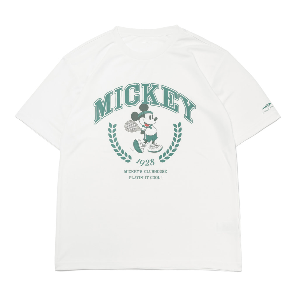 ミッキーマウス ディズニー メンズ レディス テニス 半袖Tシャツ ミッキーマウス