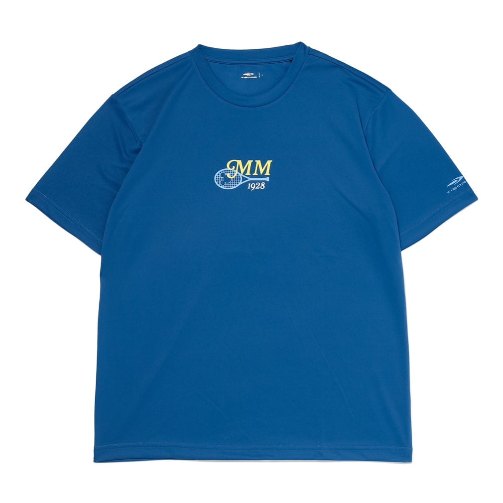 ミッキーマウス グラフィックTシャツ(グレイシュブルー-XS)