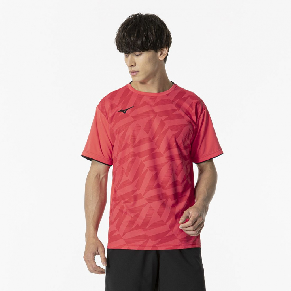 ミズノ メンズ レディス テニス 半袖Tシャツ ゲームシャツ 62JAB028 MIZUNO