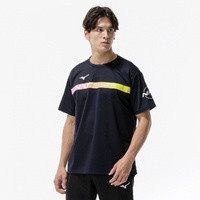 ミズノ メンズ レディス テニス 半袖Tシャツ プラクティスシャツ