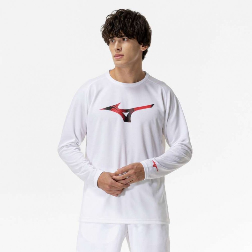 ミズノ メンズ レディス ラケットスポーツ 長袖Tシャツ プラクティスシャツ 62JAC044 MIZUNO