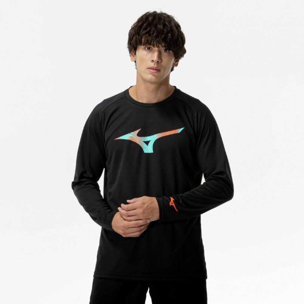 ミズノ メンズ レディス ラケットスポーツ 長袖Tシャツ プラクティスシャツ 62JAC044 MIZUNO
