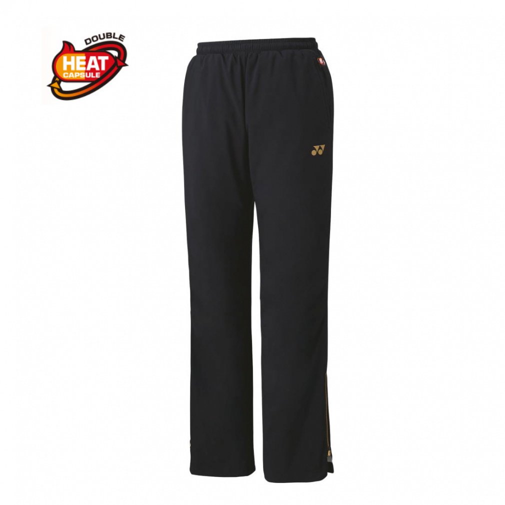 ヨネックス メンズ レディス テニス ウインドパンツ 裏地付ウィンドウォーマーパンツ フィットスタイル 80088 : ブラック YONEX wi_cp