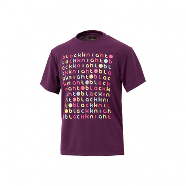 バドミントン 半袖Tシャツ(パープル-S　ユニセックス)