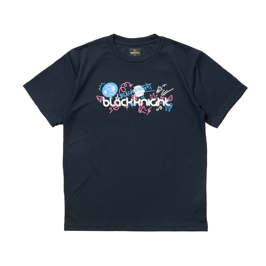 ブラックナイト メンズ レディス バドミントン 半袖Tシャツ T-6106U