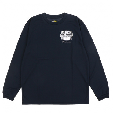 バドミントン 長袖Tシャツ(ネイビー-S)