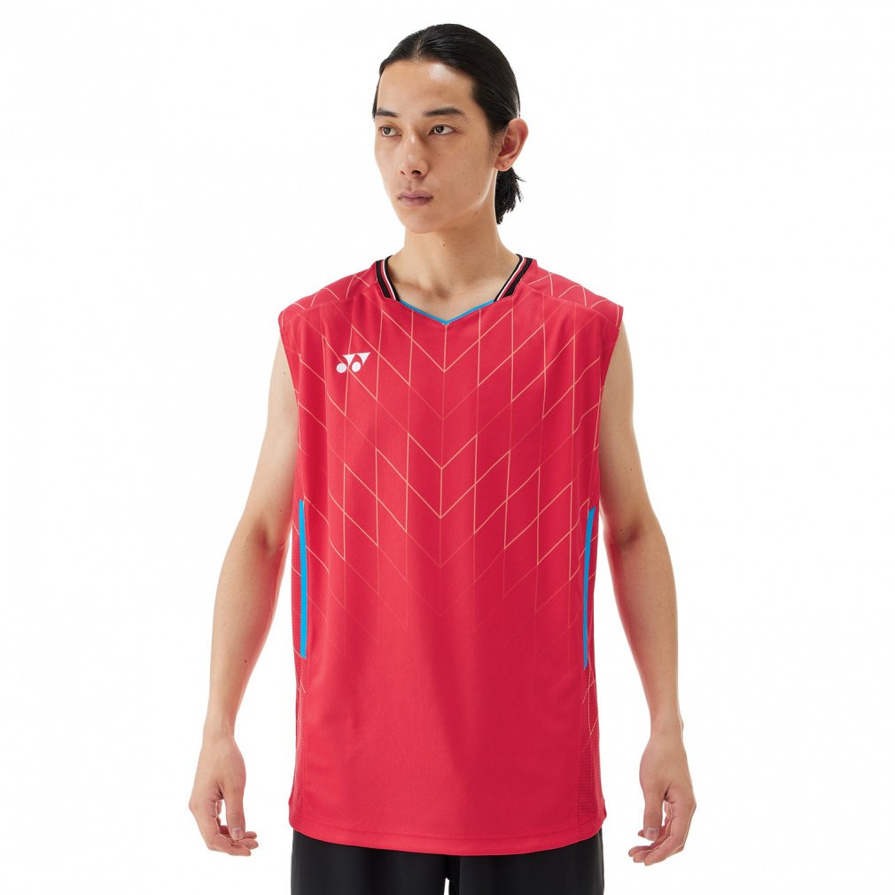 ヨネックス メンズ テニス バドミントン 半袖Tシャツ メンズゲームシャツ(ノースリーブ) ベリークールドライ 10699 日本バドミントン協会審査合格品 YONEX