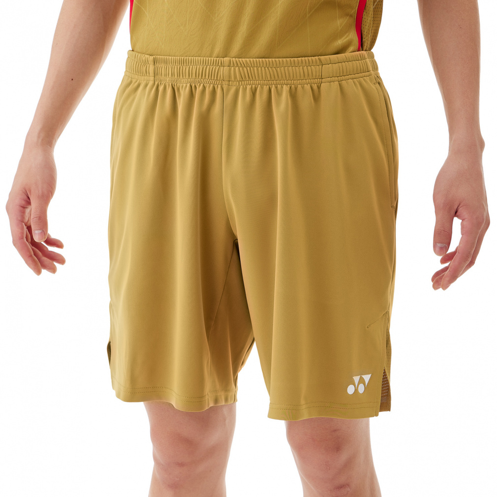 美品✨③YONEX ハーフパンツ／ベリークール／ユニ О／キャメルゴールド／廃盤 美品✨③YONEX ハーフパンツ／ベリークール／ユニО／キャメルゴールド