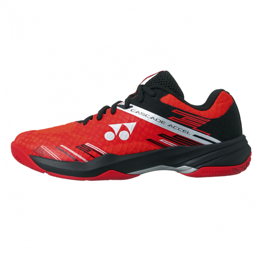 YONEX CASCADE ACCEL バドミントンシューズ レッド/ブラック POWER CUSHION CASCADE ACCEL｜Alpen Online