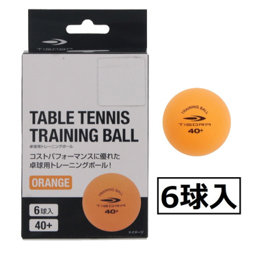 アルペン限定 6球入 プラスチック練習球 オレンジ
