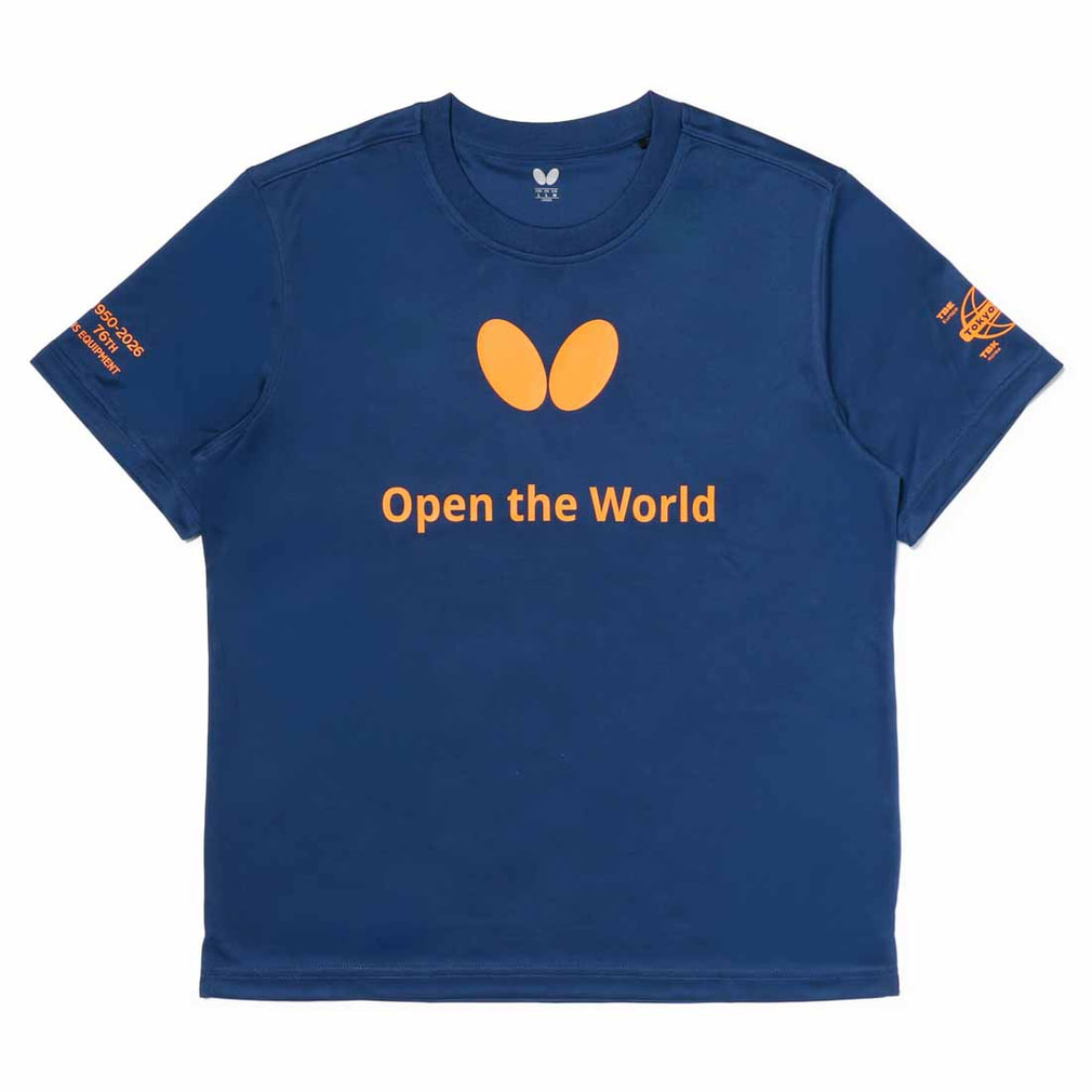 バタフライ メンズ レディス 卓球 半袖Tシャツ ルナシーム・Tシャツ