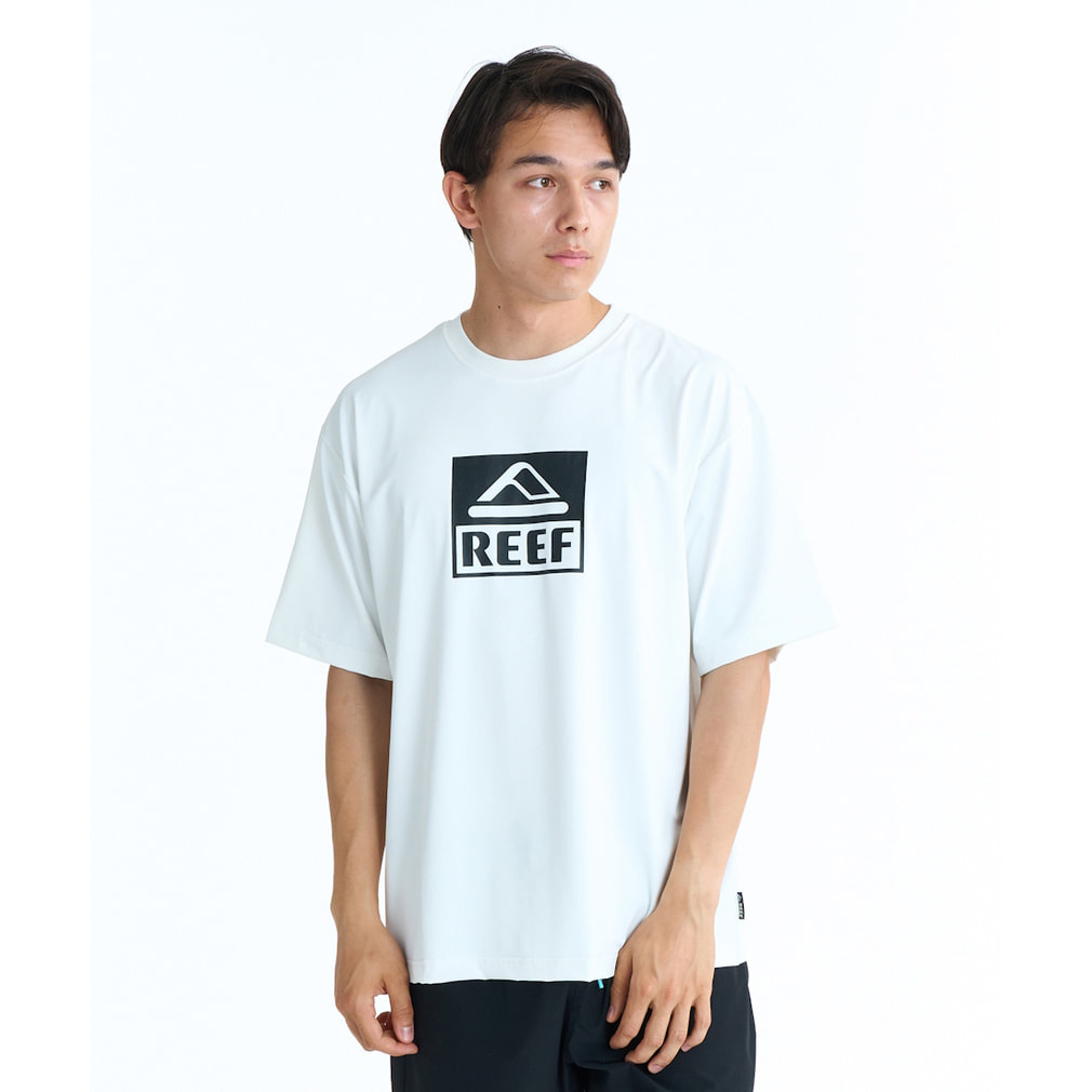 リーフ メンズ マリン ラッシュガード BOX LOGO RASH SS T ELY261023