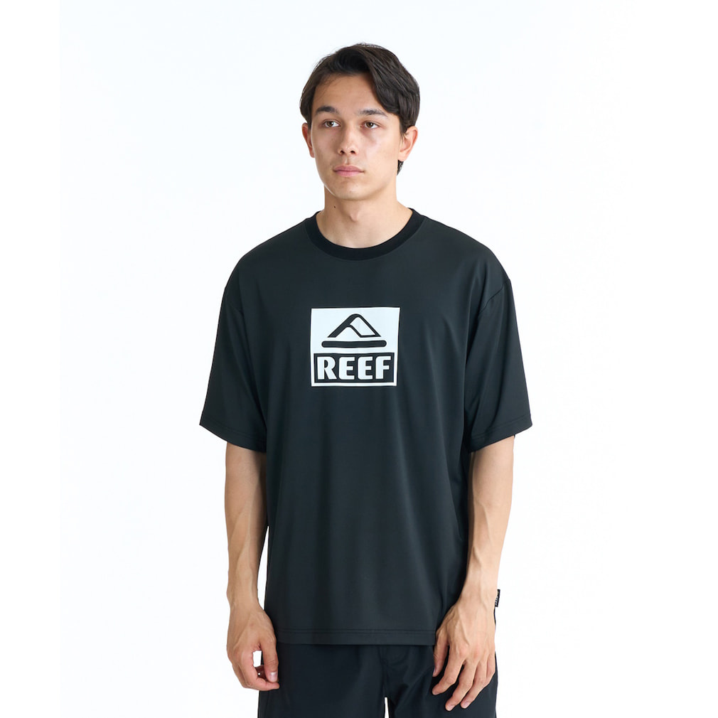 リーフ メンズ マリン ラッシュガード BOX LOGO RASH SS T ELY261023