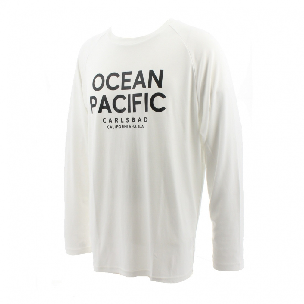 長袖UVTシャツ(ホワイト-M)