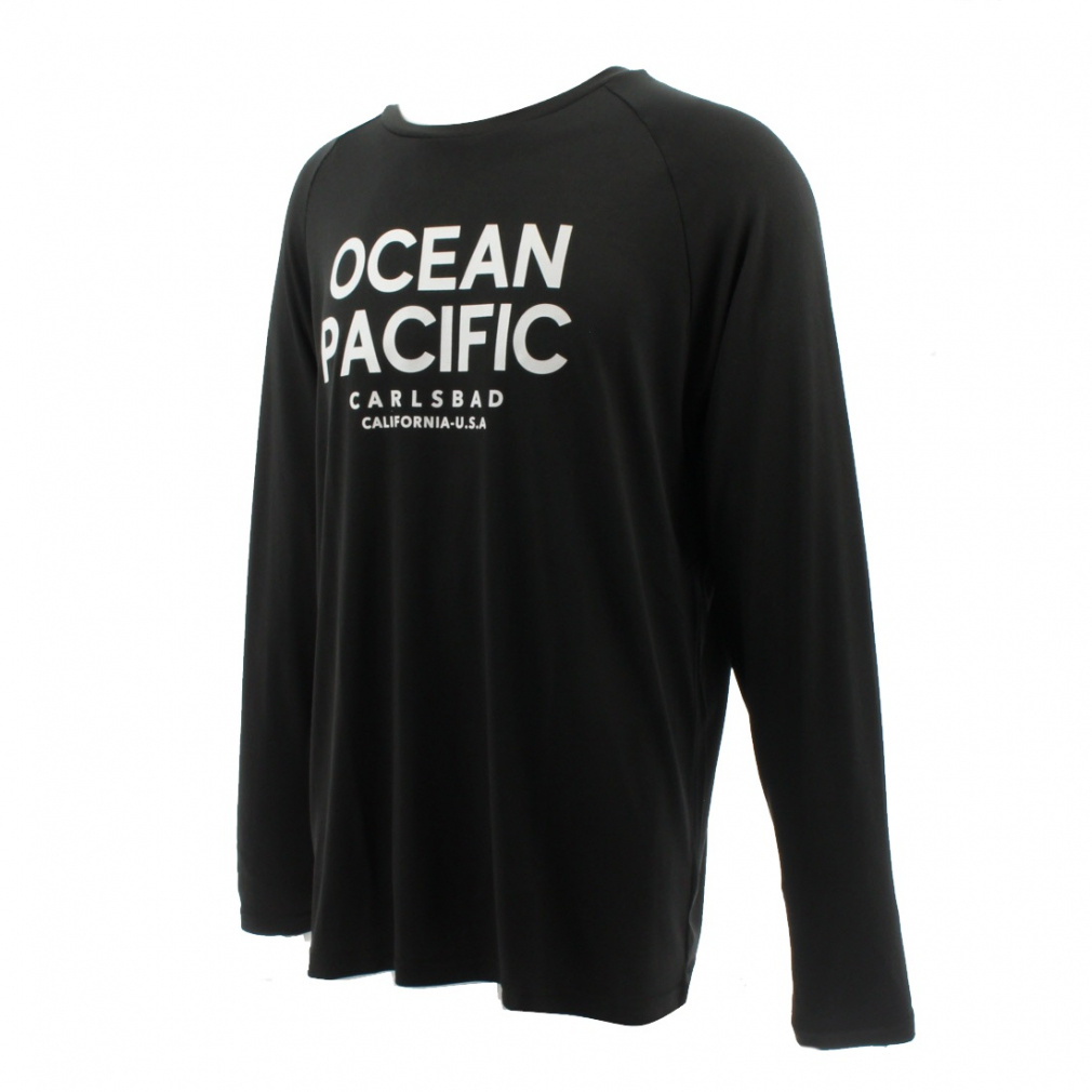 長袖UVTシャツ(ブラック-M)