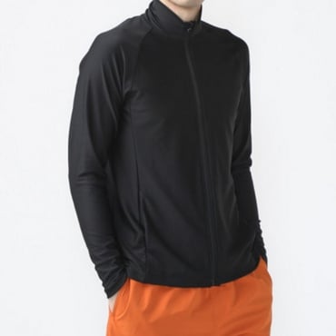 長袖フルジップラッシュガード UPF50＋ 接触冷感