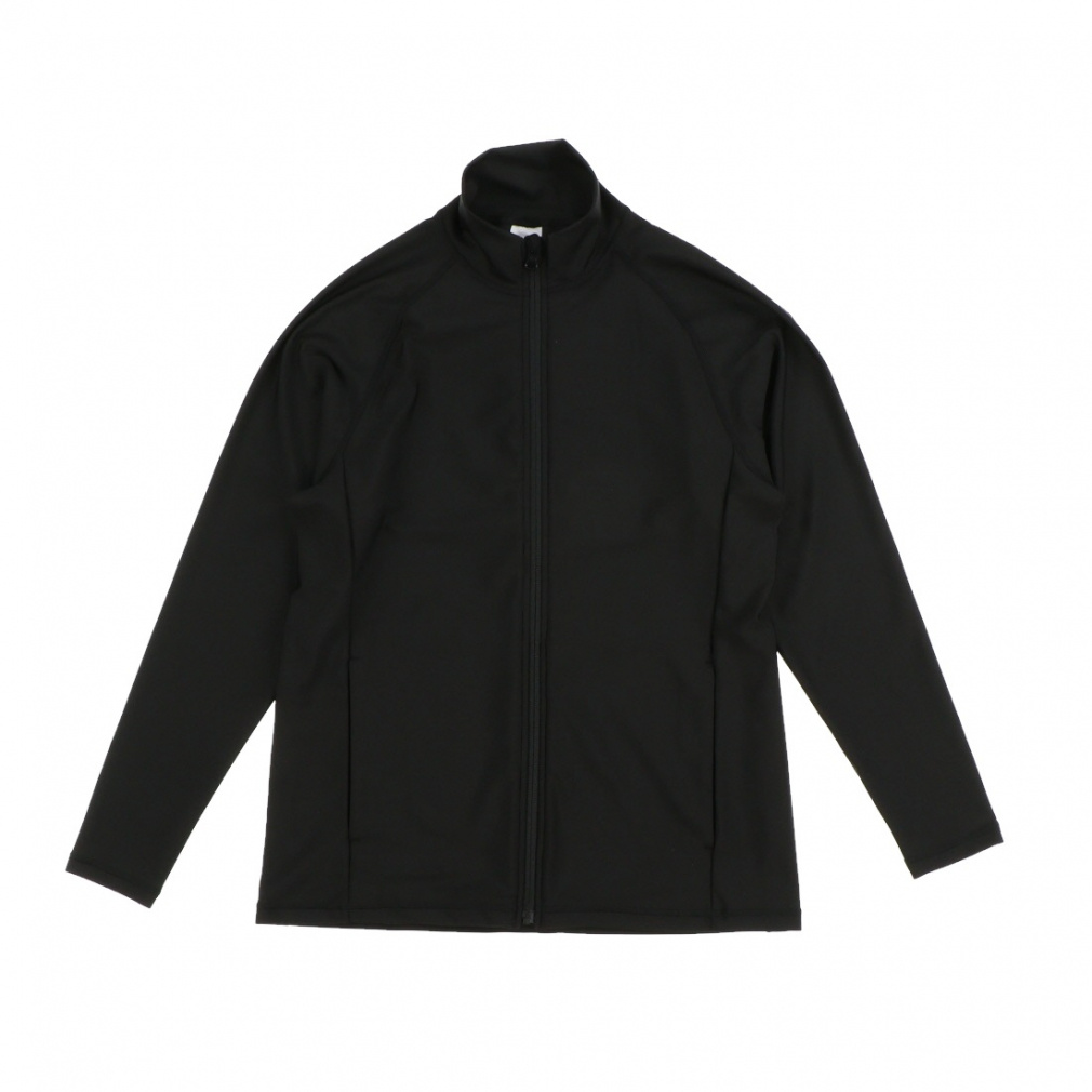 長袖フルジップラッシュガード ゆったりサイズ