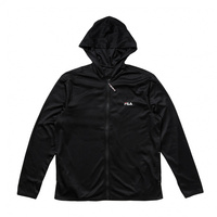 メッシュ無地UVパーカー