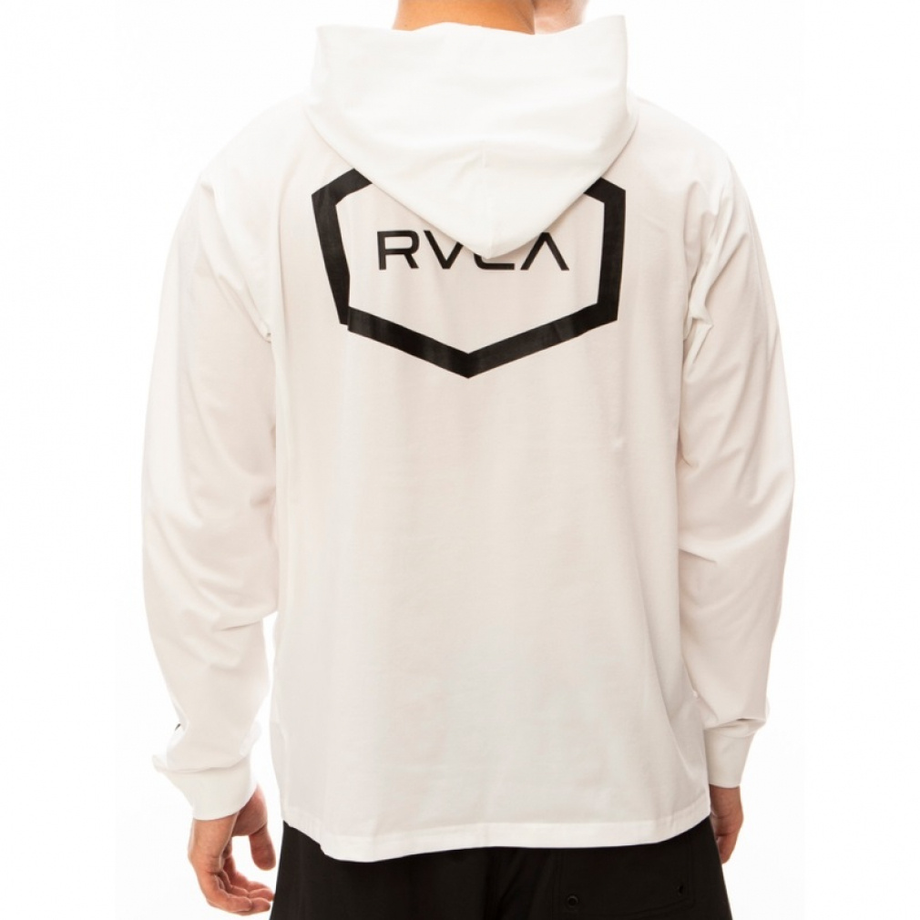 [J Y } bVK[h HEX LS SURF HOODIE BE041-800 RVCA
