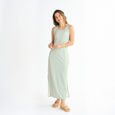 COASTAL ESCAPE DRESS(グリーン-S　レディス)