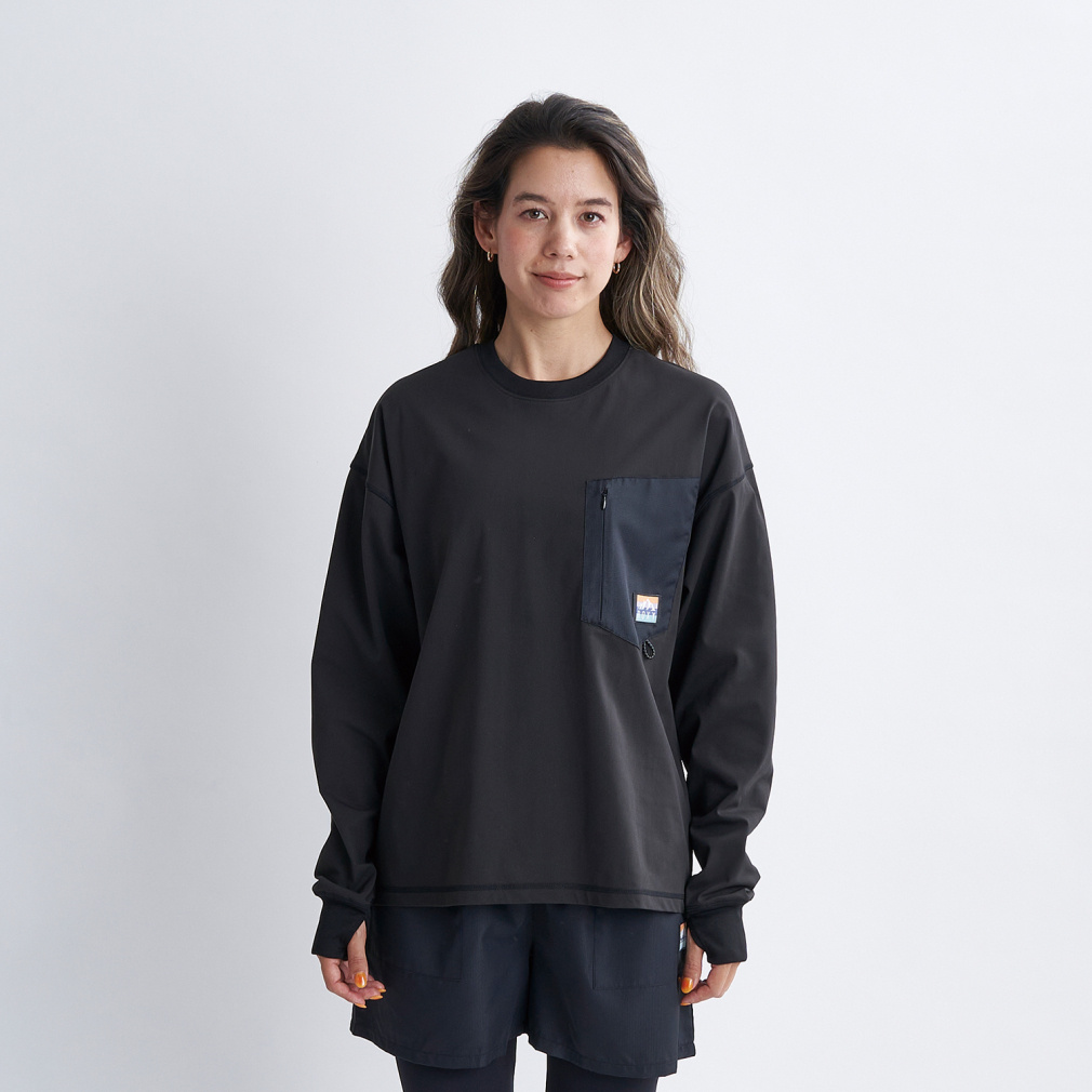 LV[ fB[X T[t TVc HUNTER RIVER L/S RLY241812 ROXY