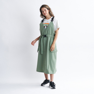 GREEN RIVER JUMPER SKIRT(カーキ-M)