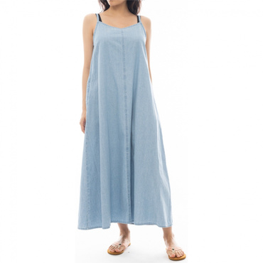 CAMI DRESS(ブルー-M　レディス)