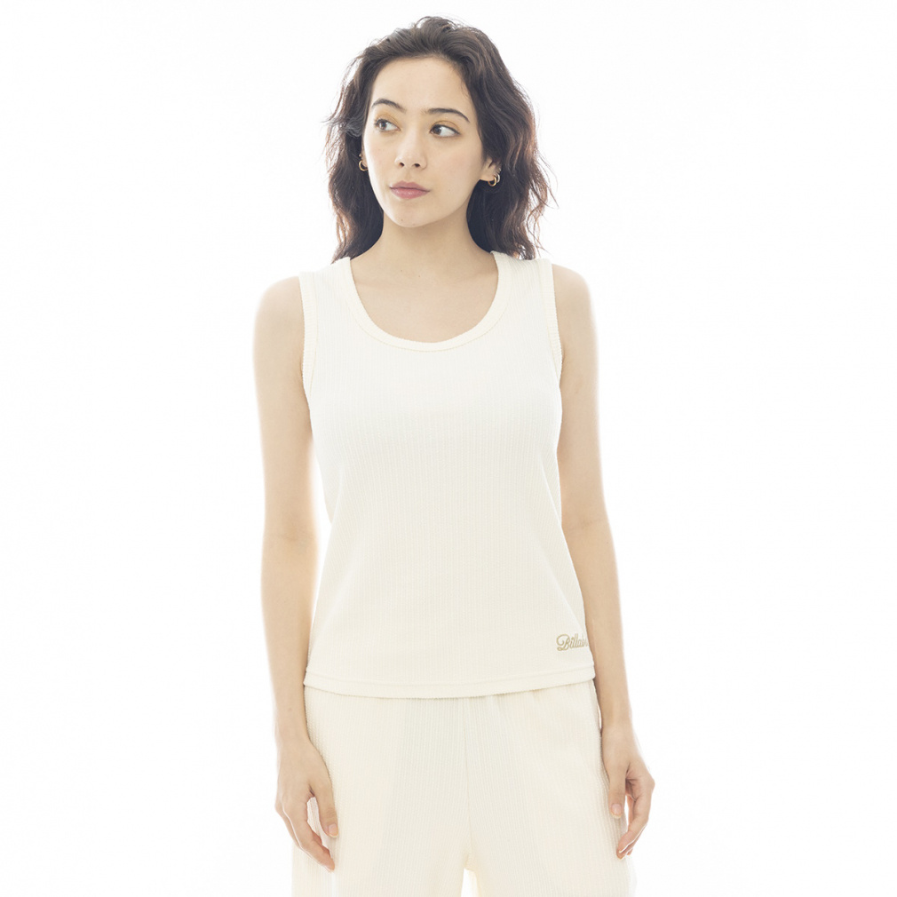 JACQUARD RIB TANK TOP