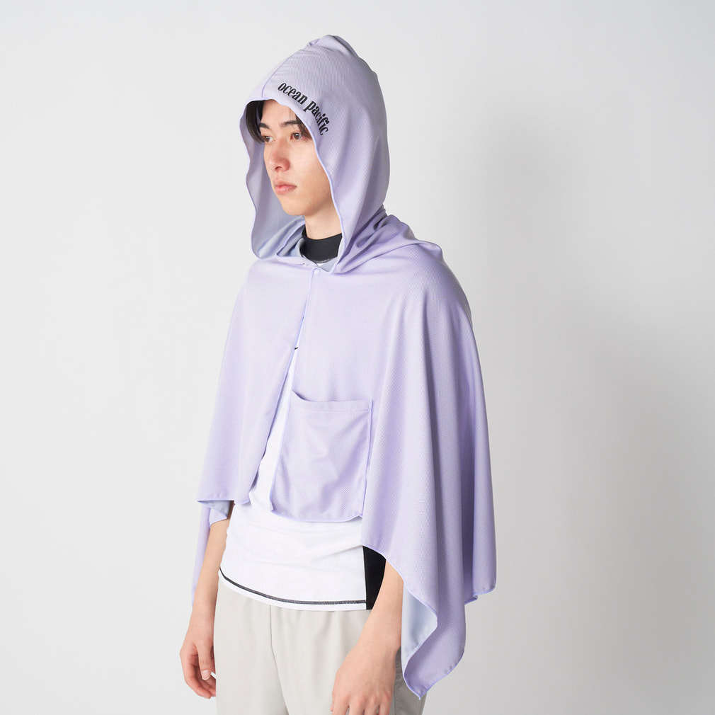 SOLEIL 紫色 ポンチョ Mサイズ オーシャンパシフィック マリン ラップタオル ポンチョタオル 516927