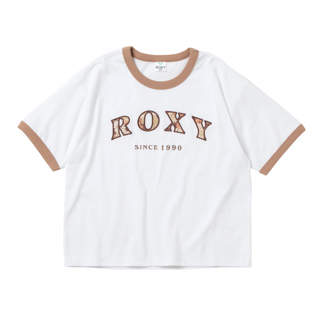 ���L�V�[ �W���j�A �L�b�Y�E�q�� �T�[�t ����T�V���c MINI VINTAGE FLOWER LOGO TST232107 ROXY